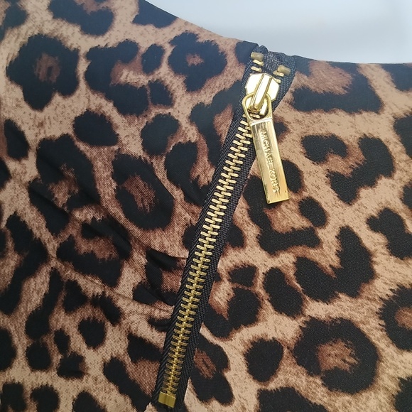 Michael Kors Leopard Print Midi Dress - Picture 3 of 6